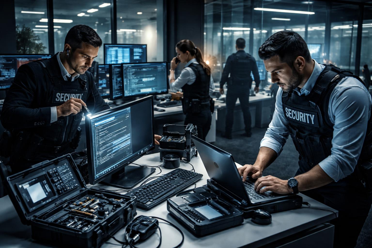 Corporate Crisis Response and Emergency Security Deployment - visual illustration