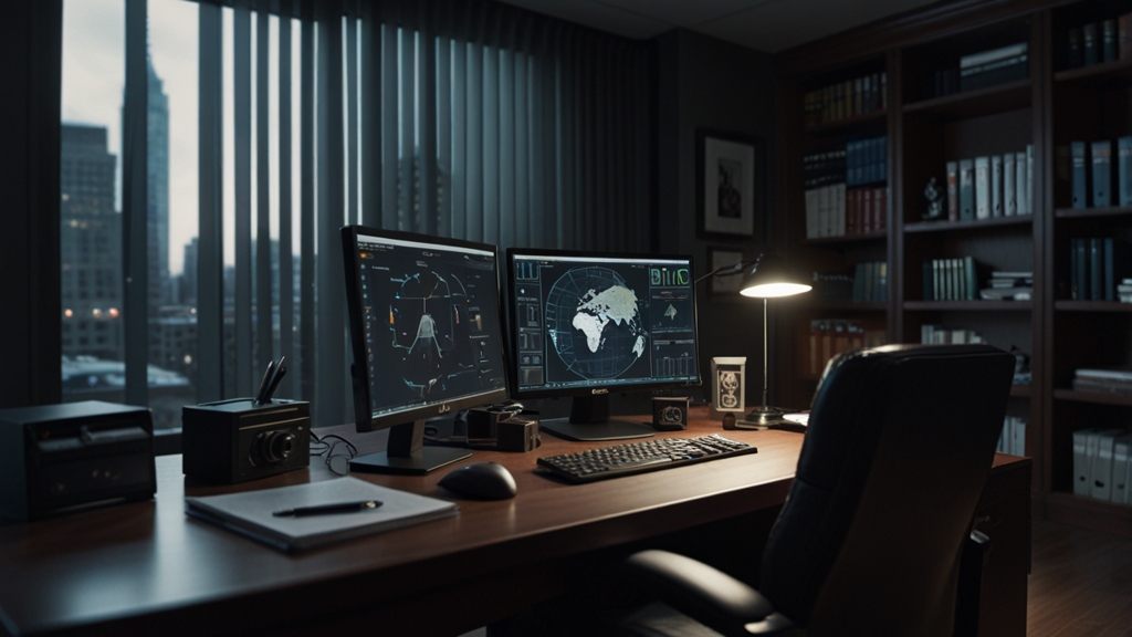 Advanced Technology and Equipment Used in Modern Surveillance - visual illustration