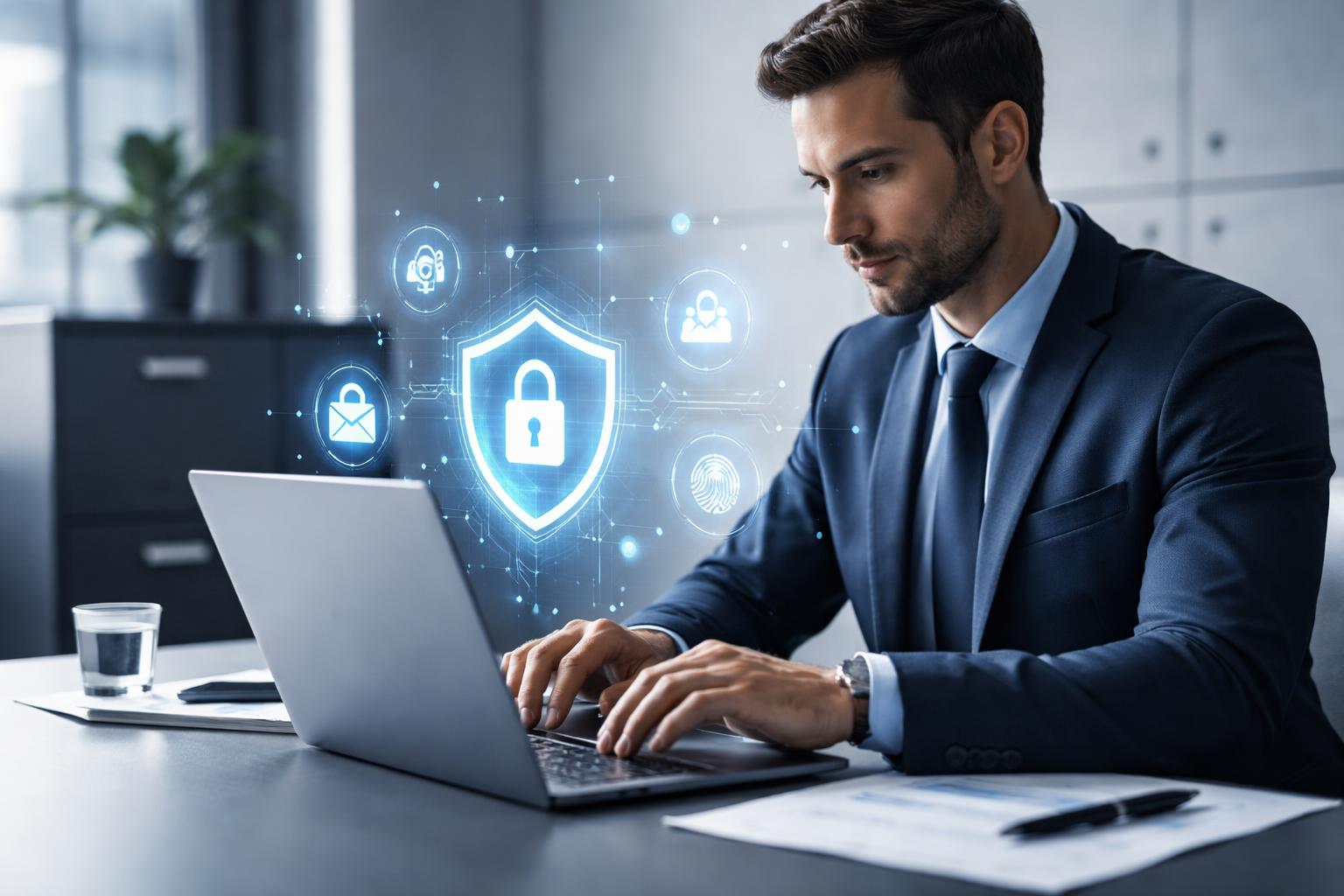 Digital Security Protocols and Data Protection Compliance Requirements - visual illustration