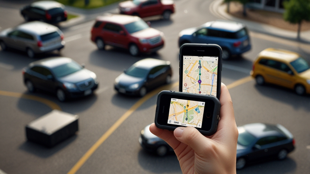 GPS Tracking Devices and Real-Time Location Monitoring Technology - visual illustration