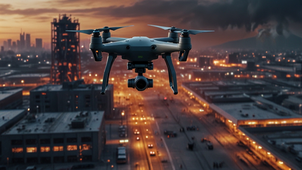 Drone Technology and Aerial Surveillance Capabilities - visual illustration