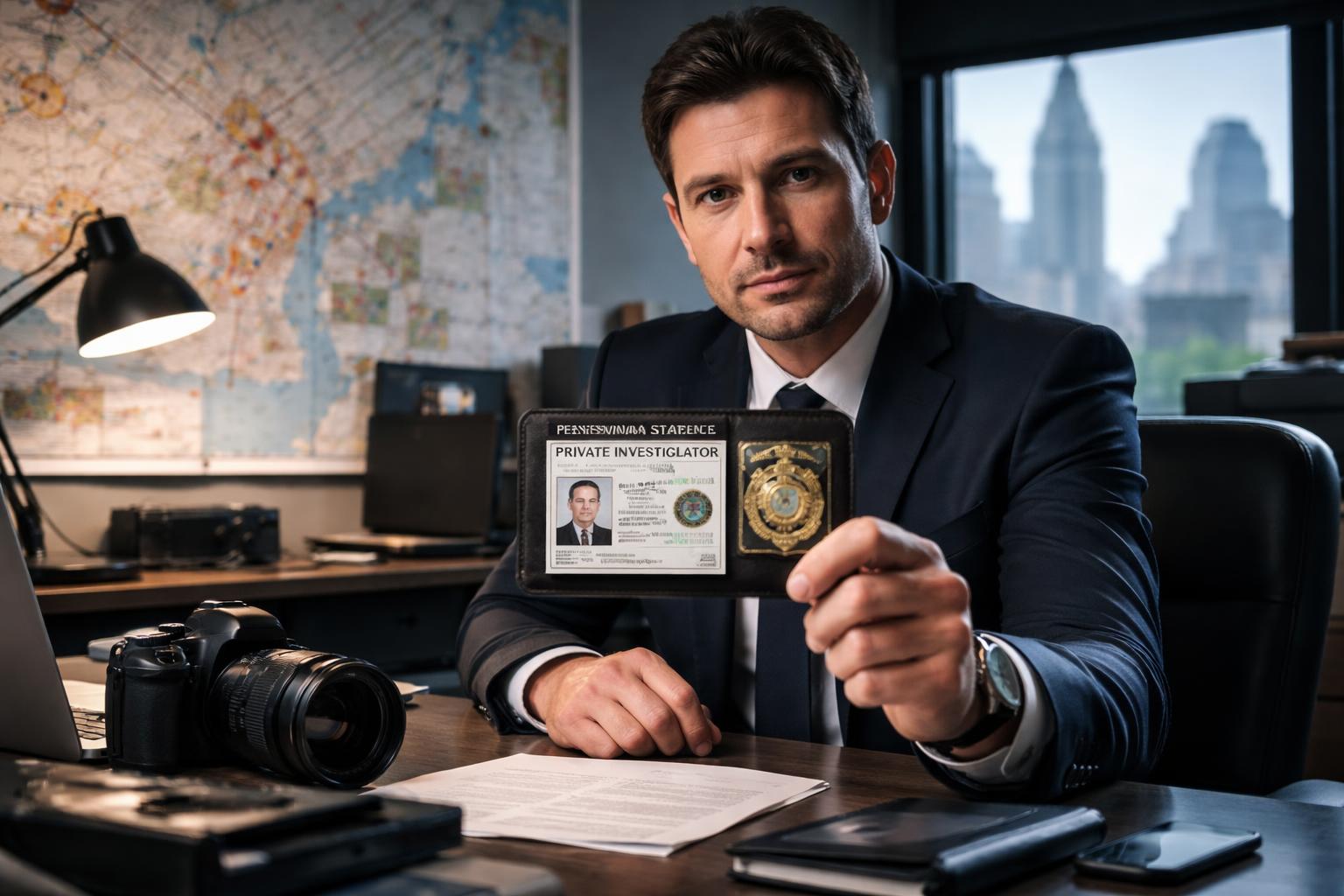 Pennsylvania Licensing Requirements and Verification Process - visual illustration