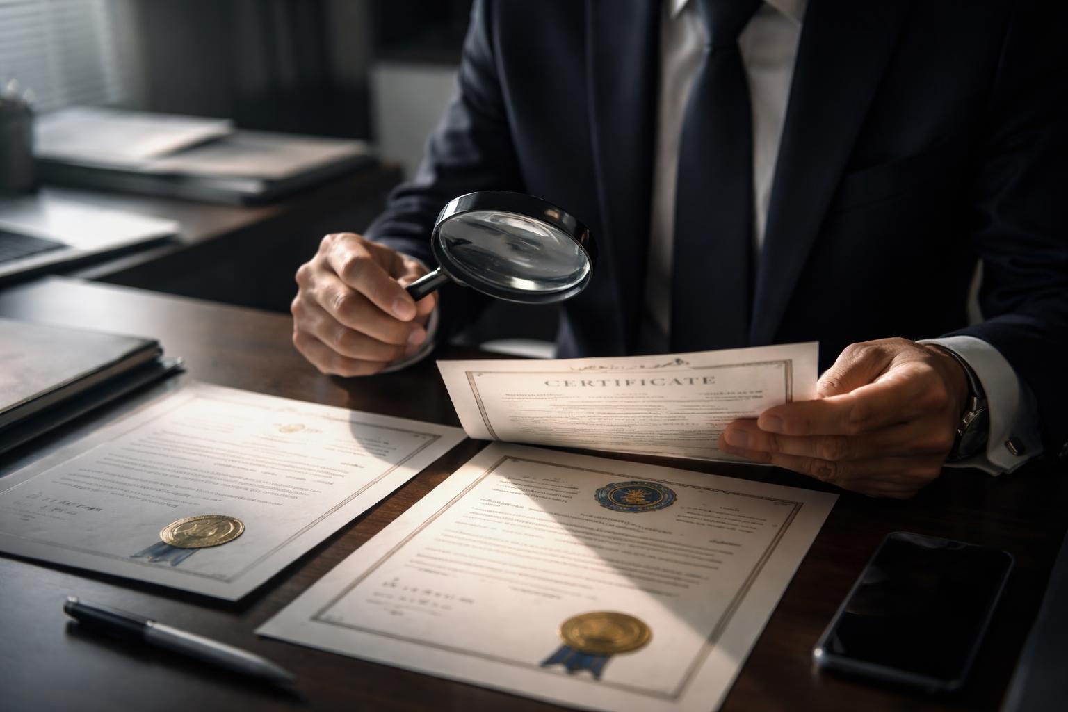 Missing Credentials and License Verification Issues - visual illustration