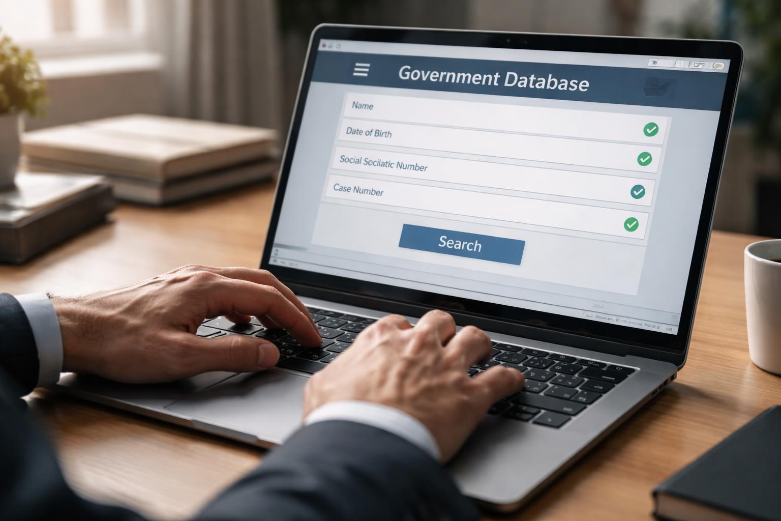 State Licensing Board Database Search Methods - visual illustration